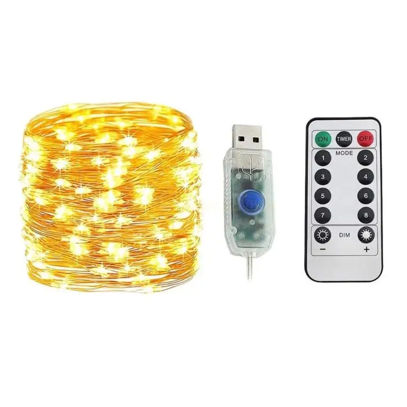 Christmas Wedding Party Indoor Bedroom USB String Lights LED Photo Clip String Light Background Decorative Light Wire LED Lamp