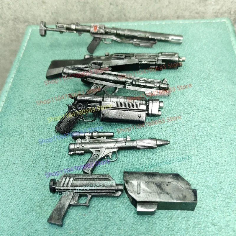 

1/12 Scale 6-inch Mobile Gun Hand-held Rifle Accessories Function Dummy Costume Ornaments Gifts