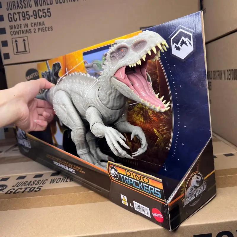 Jurassic World Hill Series Tyrannosaurus Rex Dinosauro Giocattolo Suono e luce Caratteristiche Meitai Genuino Action Figure per bambini