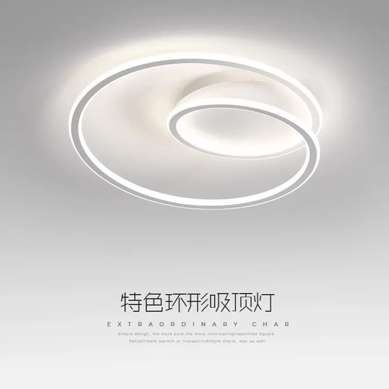 

Nordic Minimalist LED Ceiling Light for Bedroom Living Room Master Bedroo Creative Art Modern and Warm Indoor Lighting Fixtures