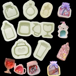 DIY Milk Bottle Cup Shaker Mold Silicone Epoxy Resin Molds Jewelry Tools Jewelry Accessories