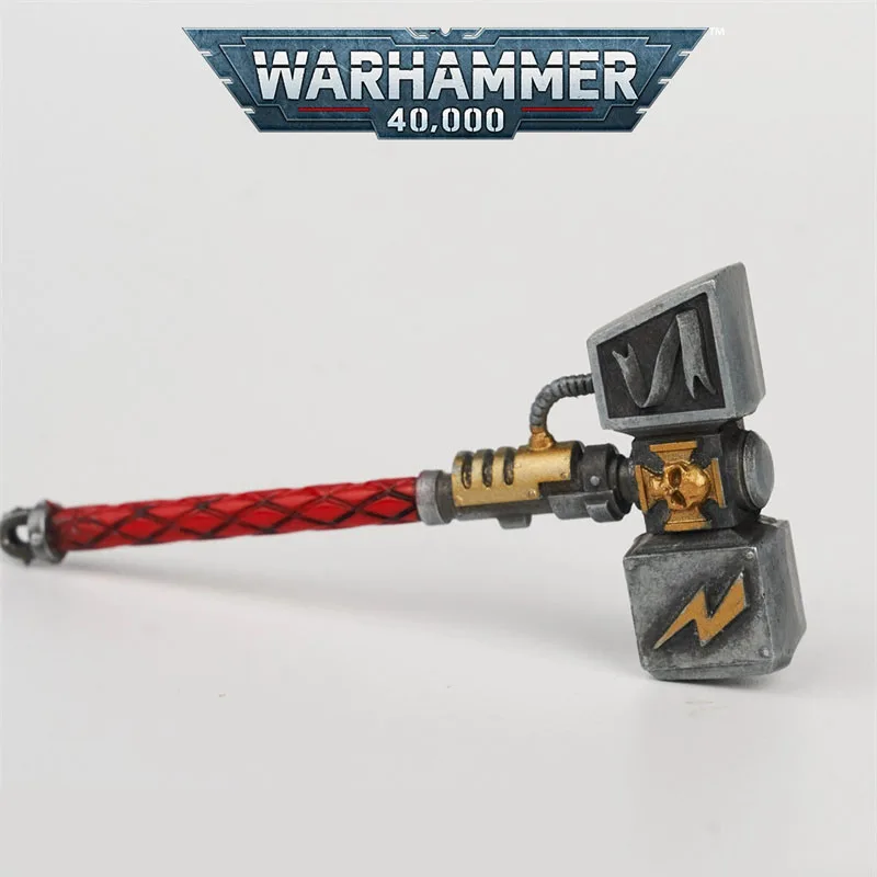 

Starforged Star Casting Warhammer 40K Warhammer 40000 Peripheral Thunder Hammer Weapon Alloy Keychain Cartoon Pendant