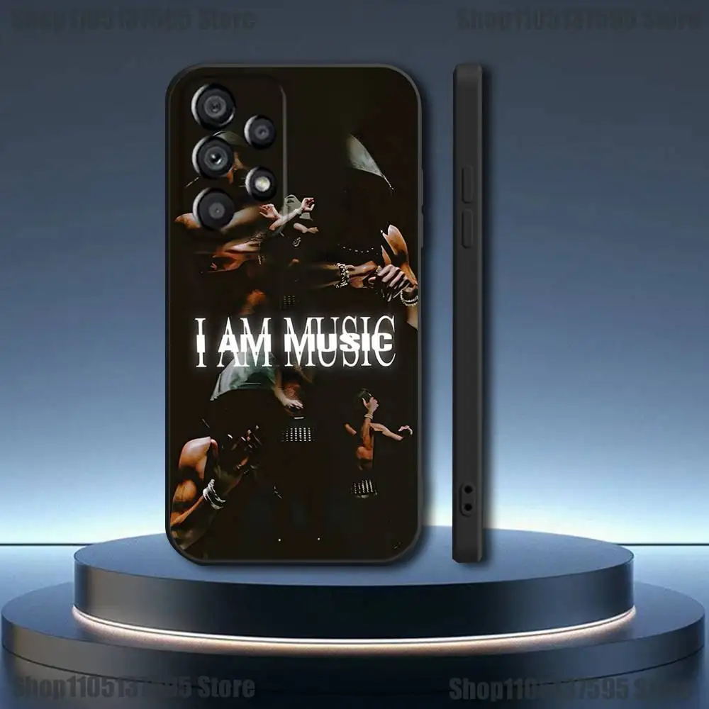 I AM MUSIC Playboi C-Carti Phone Case For Samsung Galaxy A20,A21s,A22,A31,A32,A52,A53,A72,73,A80 Soft Black Cover