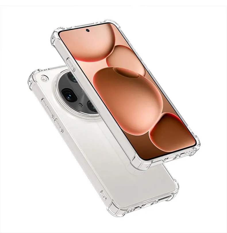 سميكة الغبار كيس الهواء حافظة شفافة ل ممن لهم K13 توربو برو K12X K11 K10S K9S K9 Realme C75 C73 C71 C65 C63 C61 غطاء شفاف