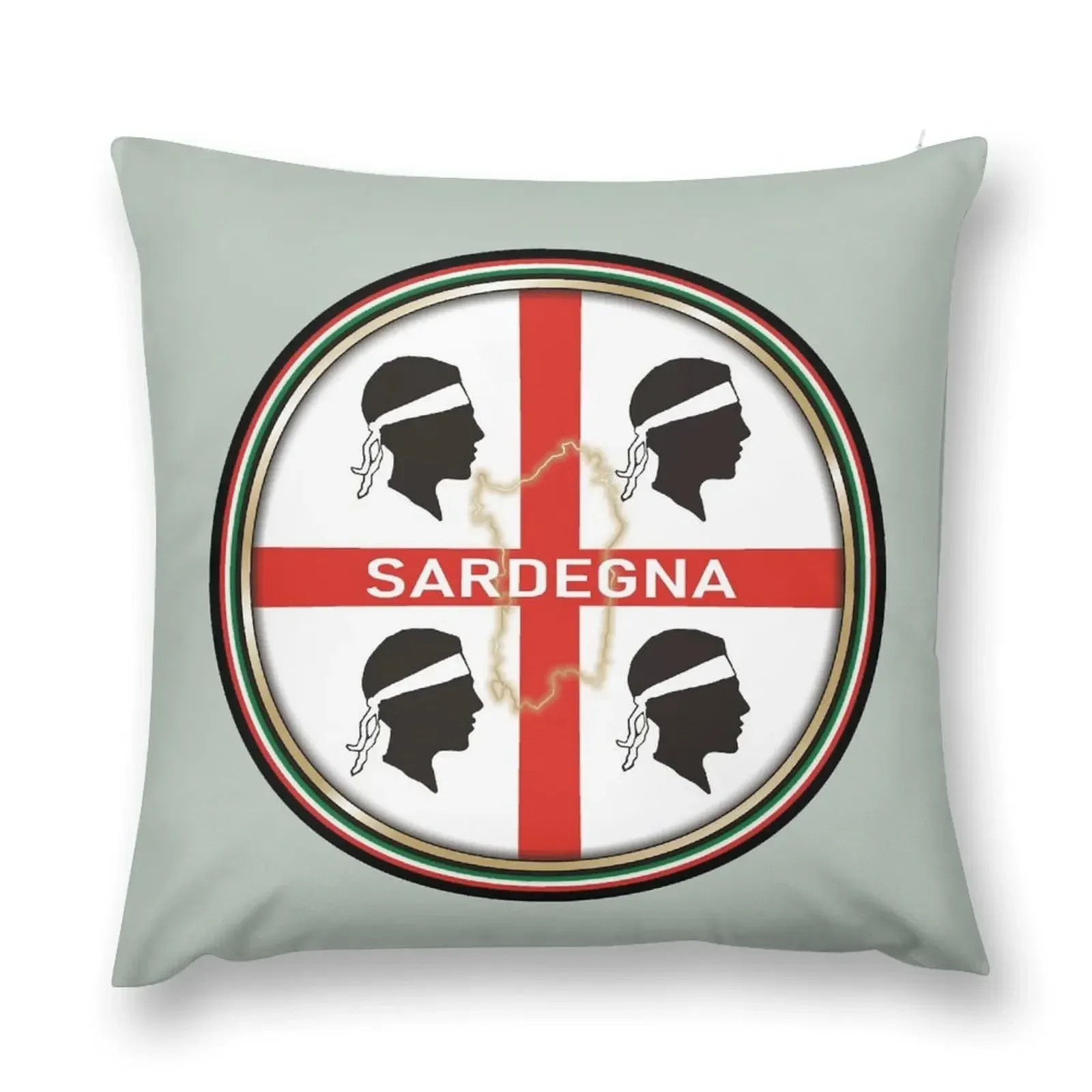 Sardegna quattro mori Sardinia flag Throw Pillow pillow cover luxury pillow cover christmas Christmas