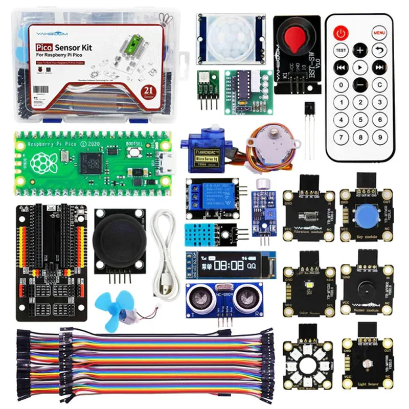 Raspberry Pi Pico Sensor Kit Development Board (getting Started With Micropython And Rp2040 Programming Learning) Demo Board