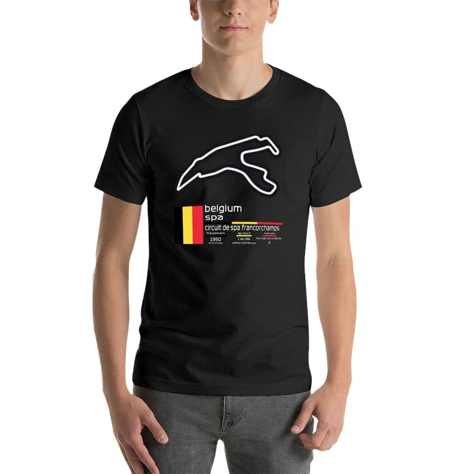 Circuit de Spa-Francorchamps F1 Records T-Shirt sports fans cute clothes for a boy mens tall t shirts