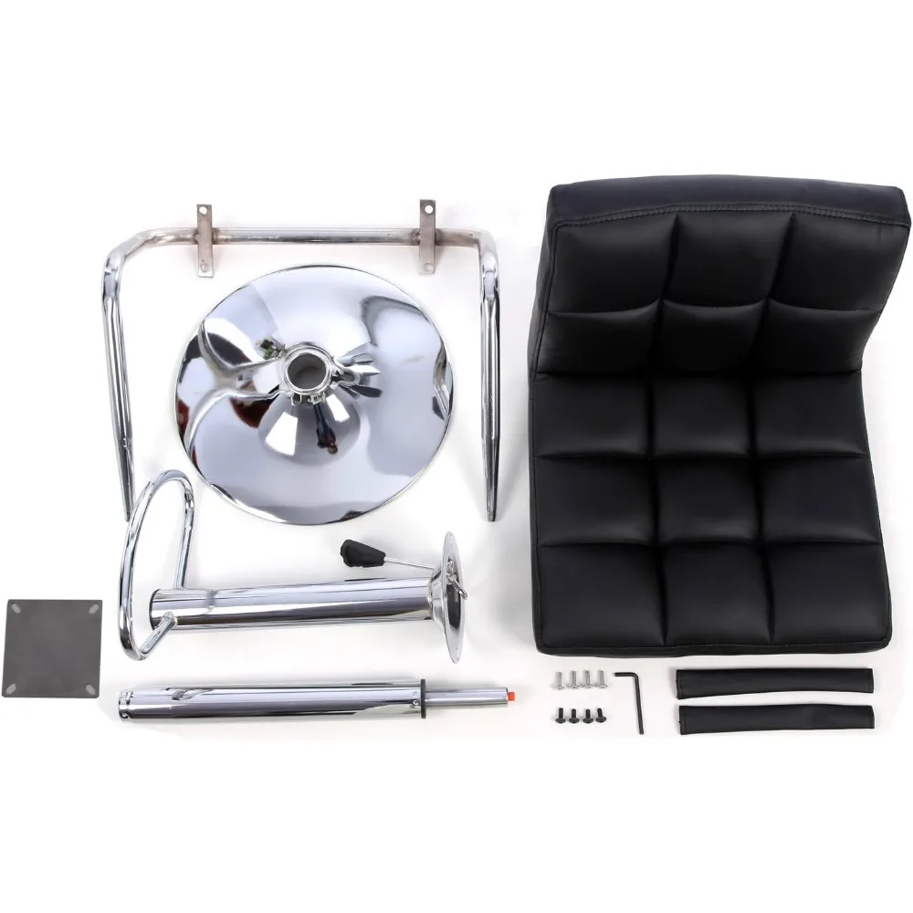 2 x couro PU elevador hidráulico ajustável balcão de bar cadeira de jantar branco - pacote de 2 (153) feito