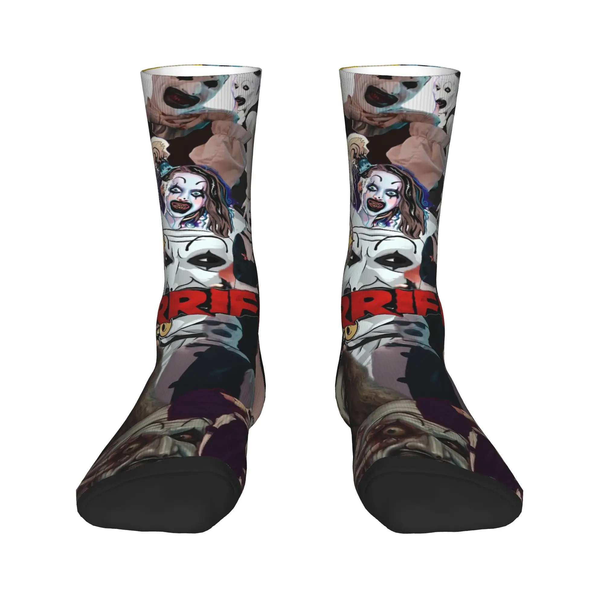 Couple Socks Retro Terrifier Movie Halloween  Stockings Anti Bacterial Breathable Socks Spring Korean Design Climbing Socks