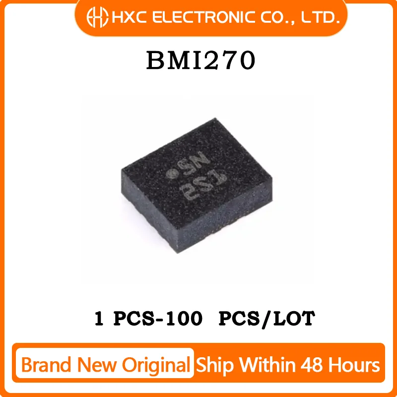 

5PCS/10PCS/50PCS/100PCS BMI270 IMU ACCEL/GYRO I2C/SPI 14LGA Brand New Original IC Chip