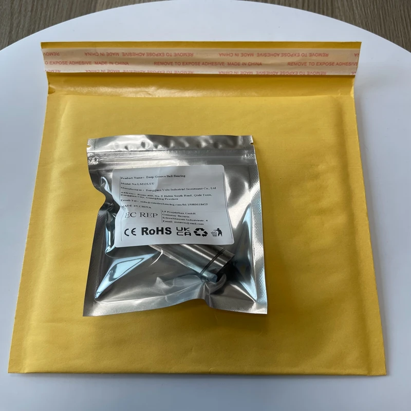 4PCS LM12LUU 12X21X57 mm LM12LUU Linear Motion Bearings ABEC-7 Long/Short Type Linear Bearings