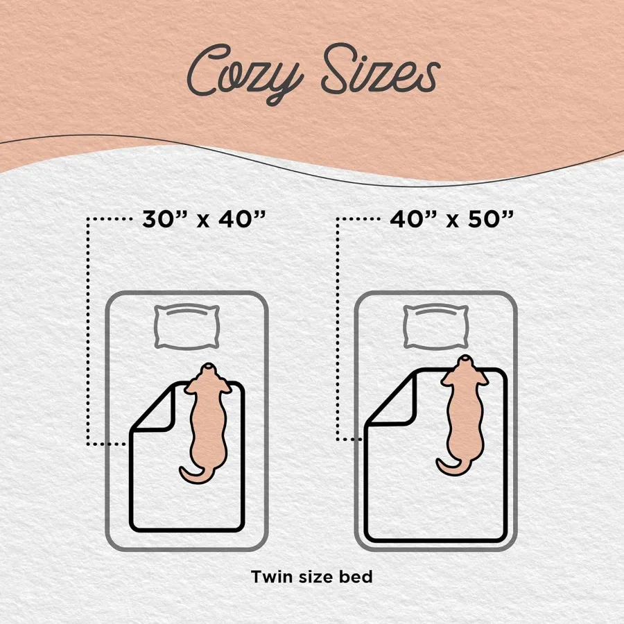 Calming Shag Dog Blanket Ultra Soft Faux Fur Pet Throw AnxietyRelief Lightweight Warm Bed Cover for Dogs and Cats Machine Washa