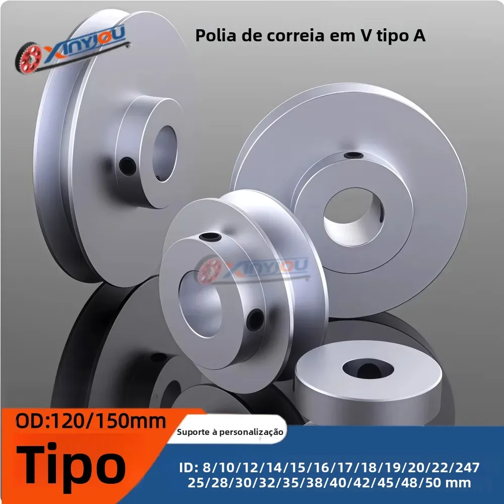 puleggia-a-v-tipo-a-a-gola-singola-in-lega-di-alluminio-puleggia-di-trasmissione-del-motore-puleggia-a-v-in-gomma-diametro-esterno-120~150mm
