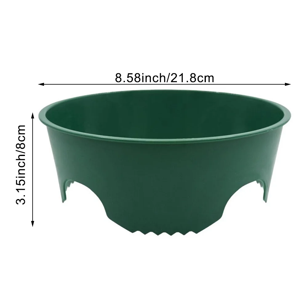 Garden Plant Protection Shield Green Plastic Ground Cover for Root Stability Pest Deterrence Water Conservation 6pcs 1pc Option