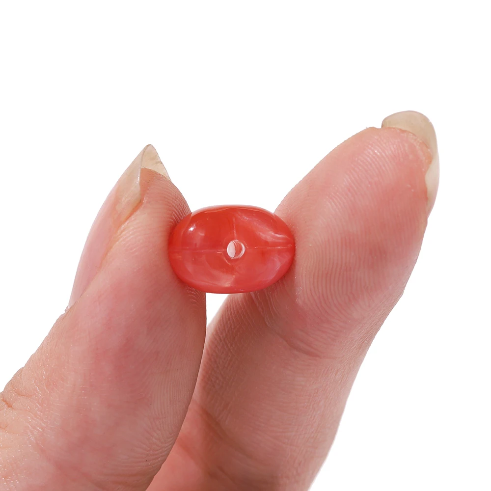 10Pcs  Acrylic Multi Color Heart Shaped Transparent Loose Spacer Beads for Jewelry Making DIY Bracelet Necklace Accessories