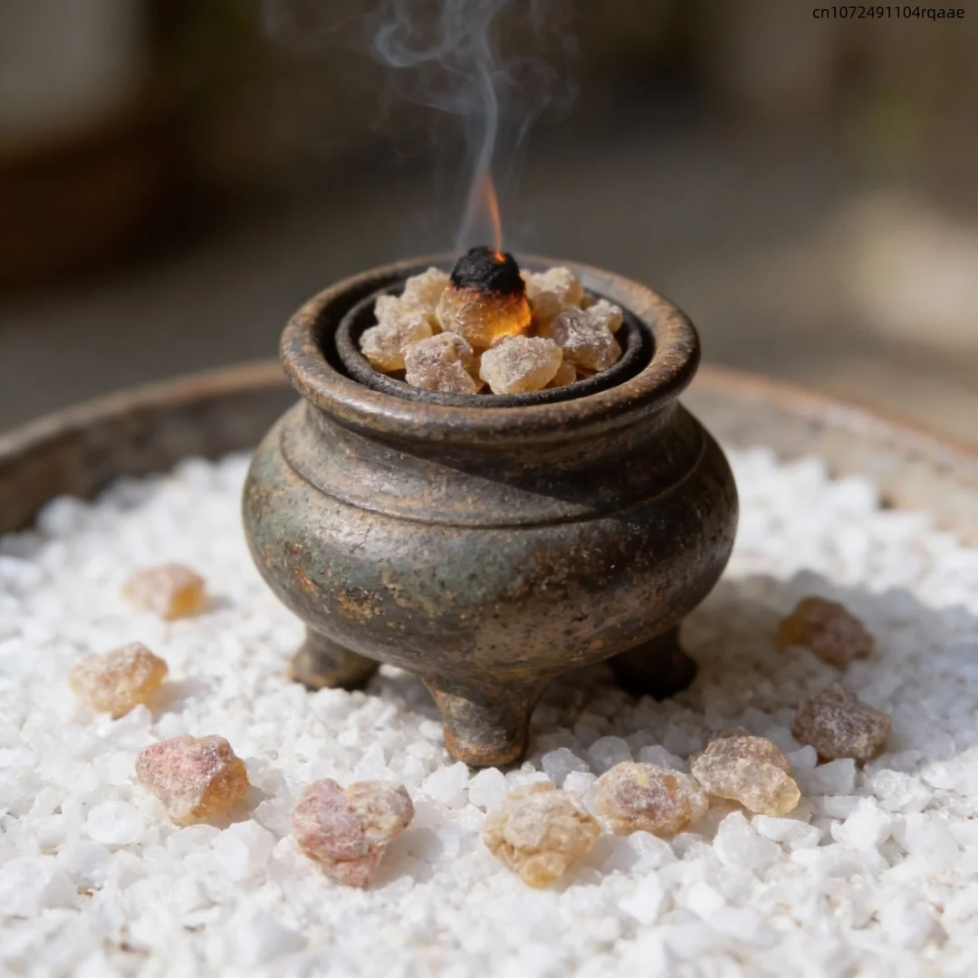 100g Ancient Resin Incense: Frankincense, Myrrh, Dragon‘s Blood, Storax, Benzoin. 100% Pure for Instant Stress Relief & Focus