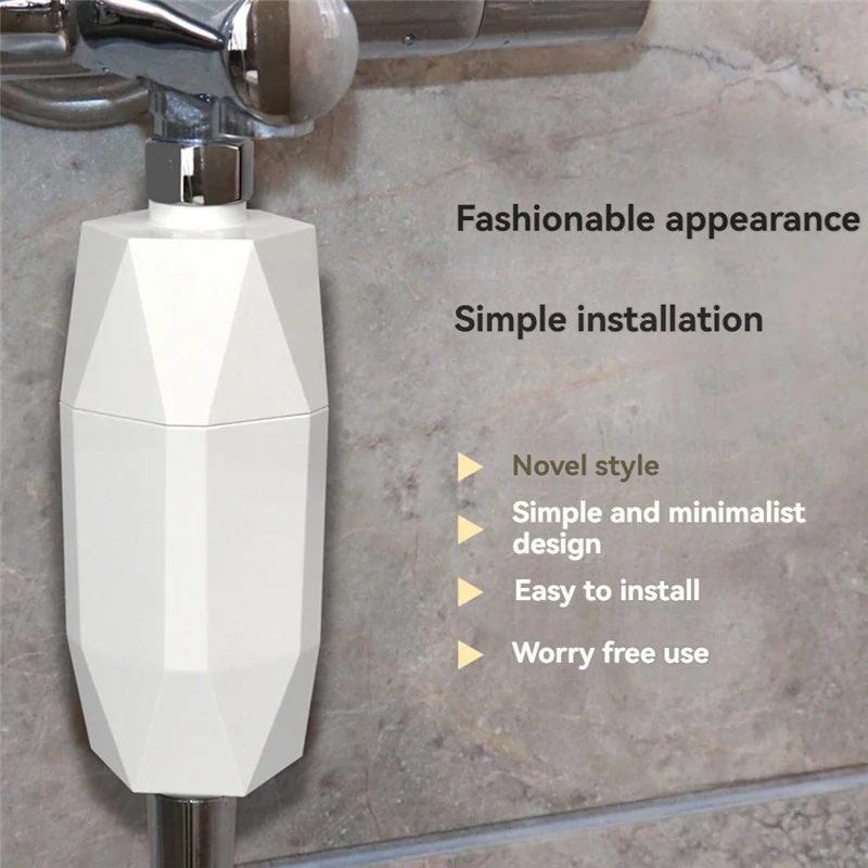 【Must-Haves】Shower Water Purifier Vitamin C Revitalizing Shower Water Filter Reduce Chlorine And Heavy Metals Improve Dry Itchy