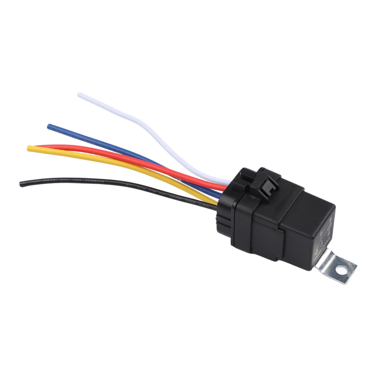 Waterproof 12V Relay Harness Socket Heavy Duty 5 Pin Relay Switch with Integrated Diode Protection for Automotive Systems