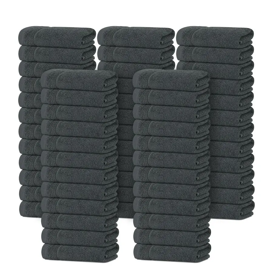 

Pack of 60 Washcloths, 12 x 12 Inches, Lighter Weight, Quick to Dry, Super Soft amp Absorbent, Gentle Face Towels, Hotel Quality