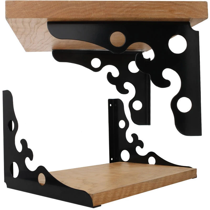 

Кронштейн-держатель для полки из нержавеющей стали, настенный, усиленный, для тяжелых нагрузок, органайзер для хранения, кронштейн для плавающей полки