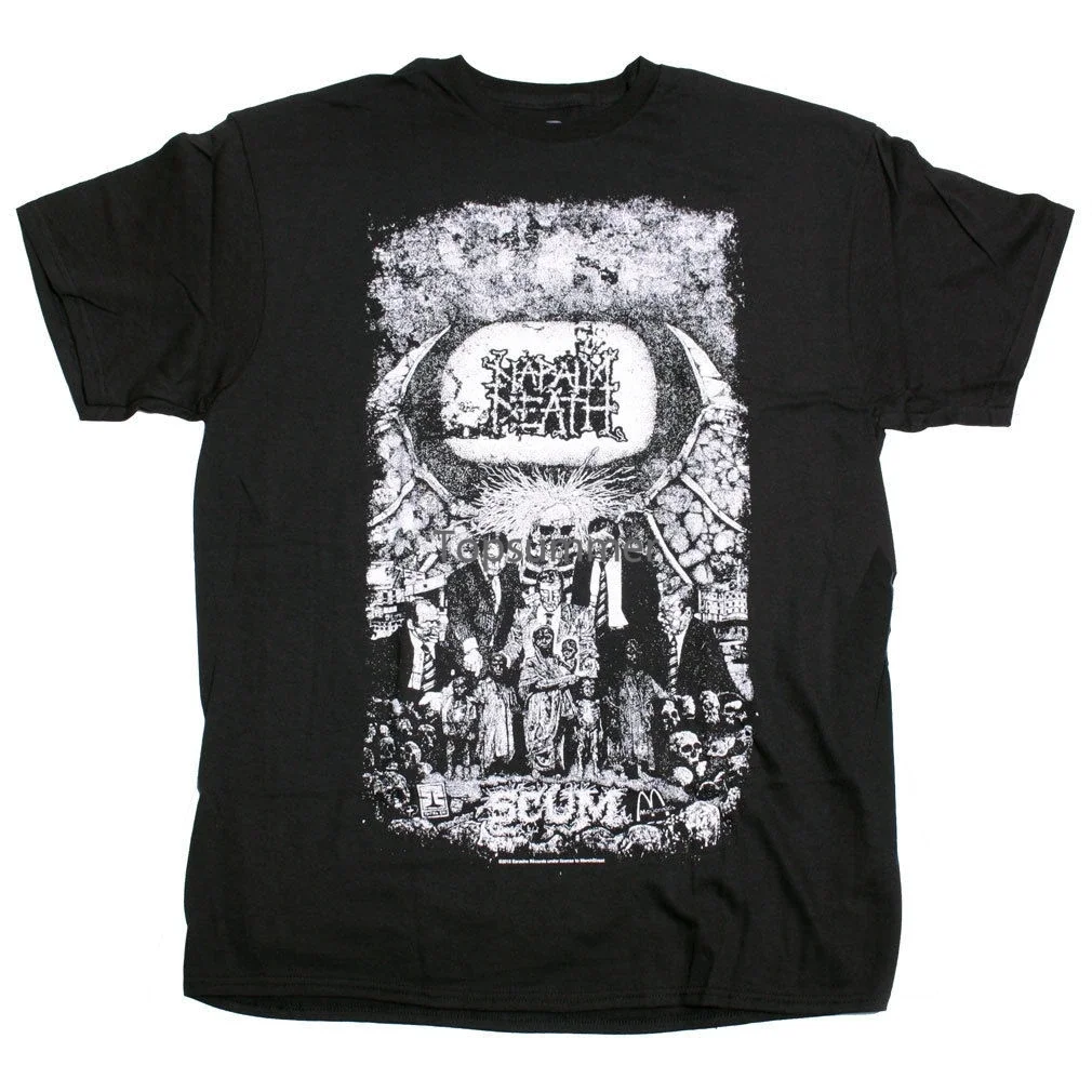 

Napalm Death T Shirt Scum 100% Grindcore Death Metal T Shirt