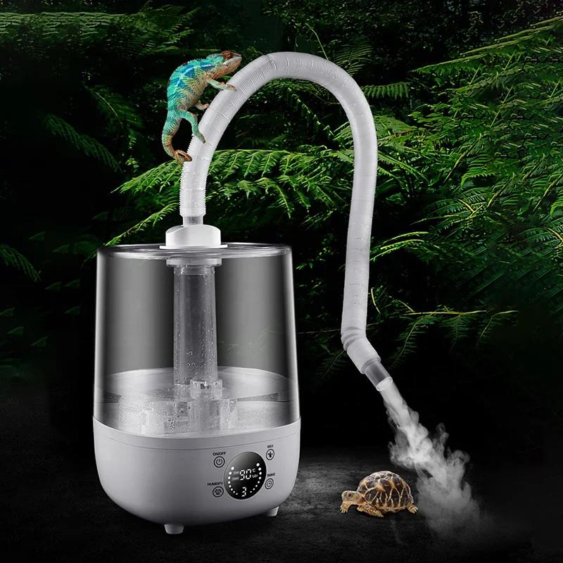 

Reptile Mister Fogger for Amphibians Herps Paludarium Vivarium with Suction Cup Best Seller 4L Reptile Humidifier Mister