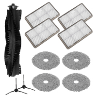 1 Set Main Brush Filters Mop Cloths Side Brushes Dust Bags Kit For Ultenic MC1 Robot Vacuum Cleaner Household Cleaning Tools