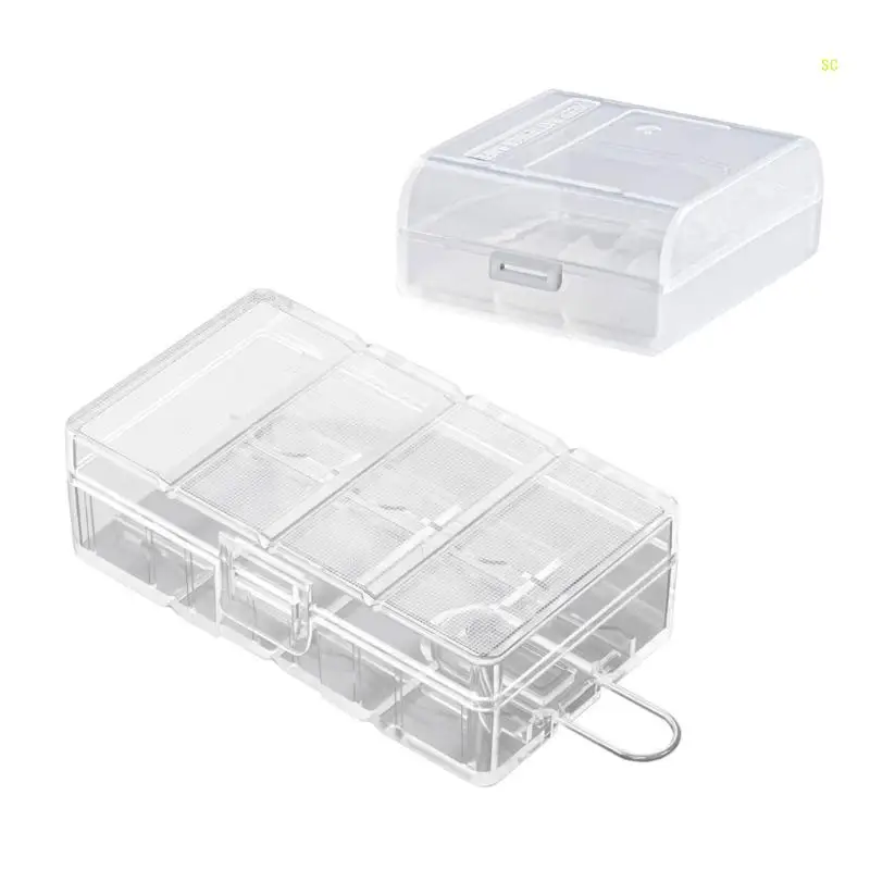 Travel Friendly Storage Delicate Battery Storage Box Perfect for 16340 Batteries Dropshipping