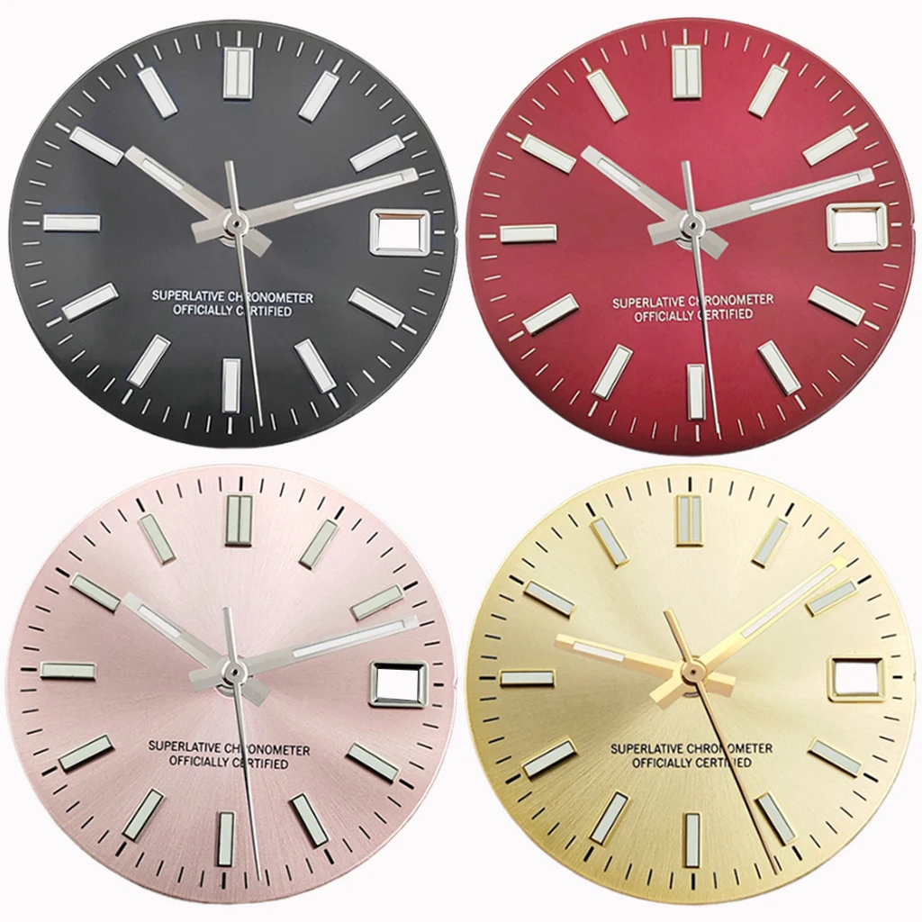 

Sterile 29mm Watch Dial With Watch Hands Luminous For NH35 NH36 Fit 3.0 o'clock 3.8 o'clock Automatic Movement Accessories