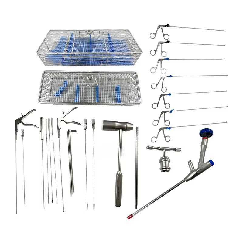 Orthopedic endoscopic nucleus pulposus forceps tendon clamp minimally invasive spinal surgery