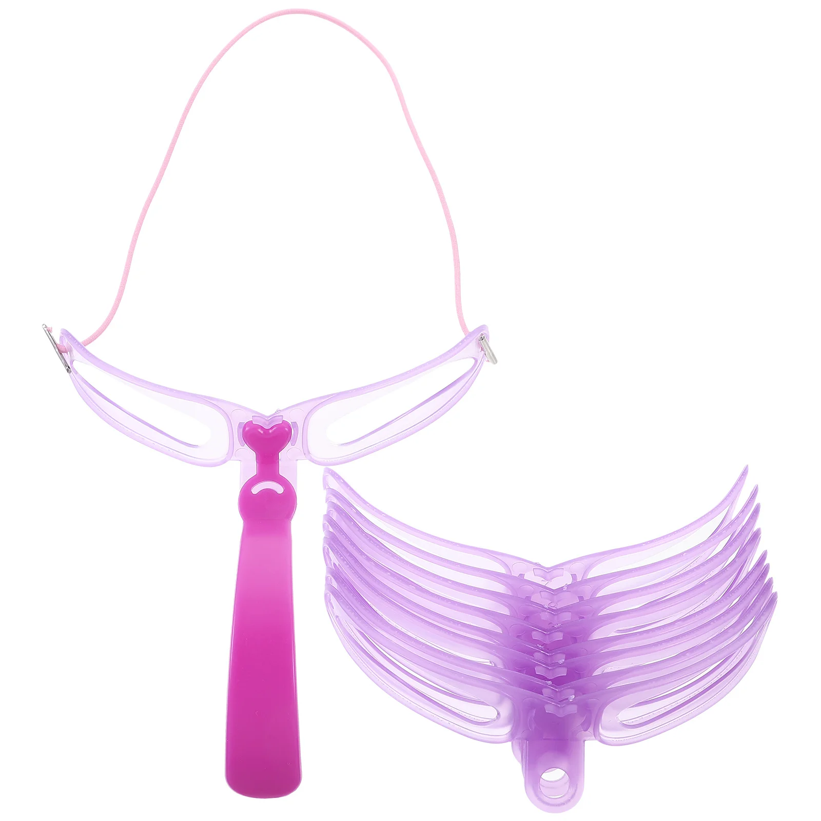 Wenkbrauwstencil Kit Herbruikbaar handontwerp voor natuurlijke, gemakkelijke doe-het-zelf make-uptool Brow Grooming-sjabloon