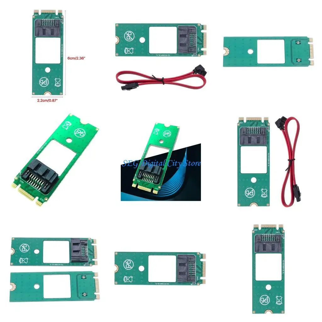 

U75B Versatile M.2 NGFF to 7pin Adapter for Computer Repairs DIY Enthusiasts