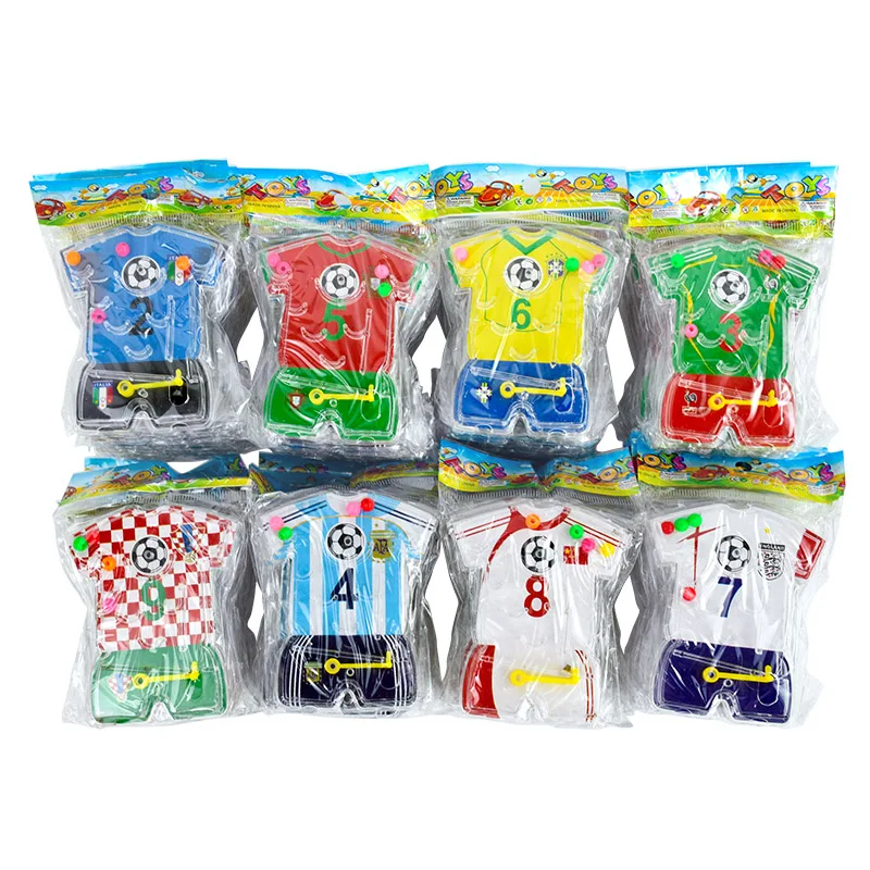 6/10pcs Football Themed Toys Sets Soccer Whistle Table Football Maze Game Puzzle Toy For Kids Birthday Party Favors Gift Fillers