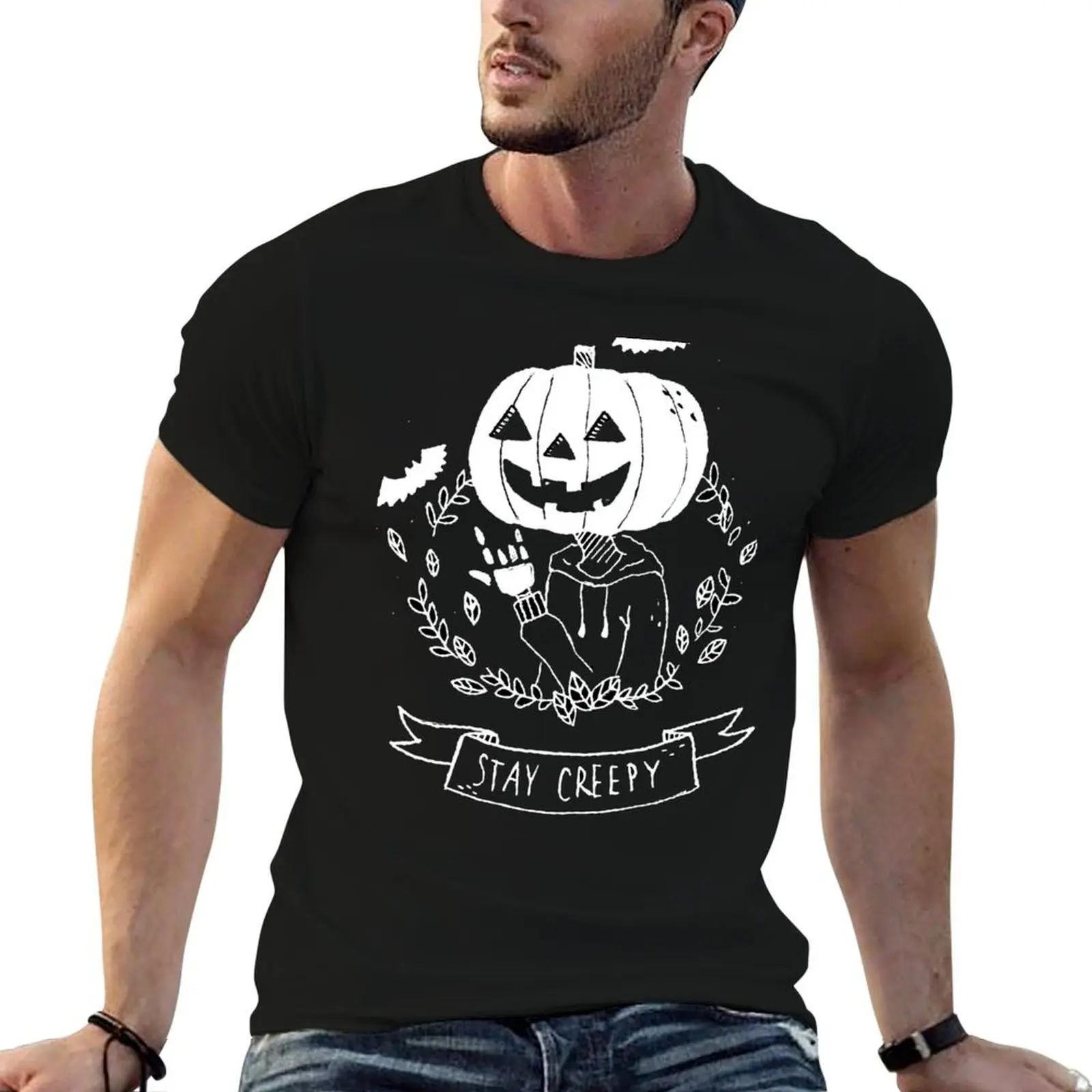 

Stay Creepy! T-Shirt funny t shirts cotton man t shirt designer cotton t shirt man T-shirt