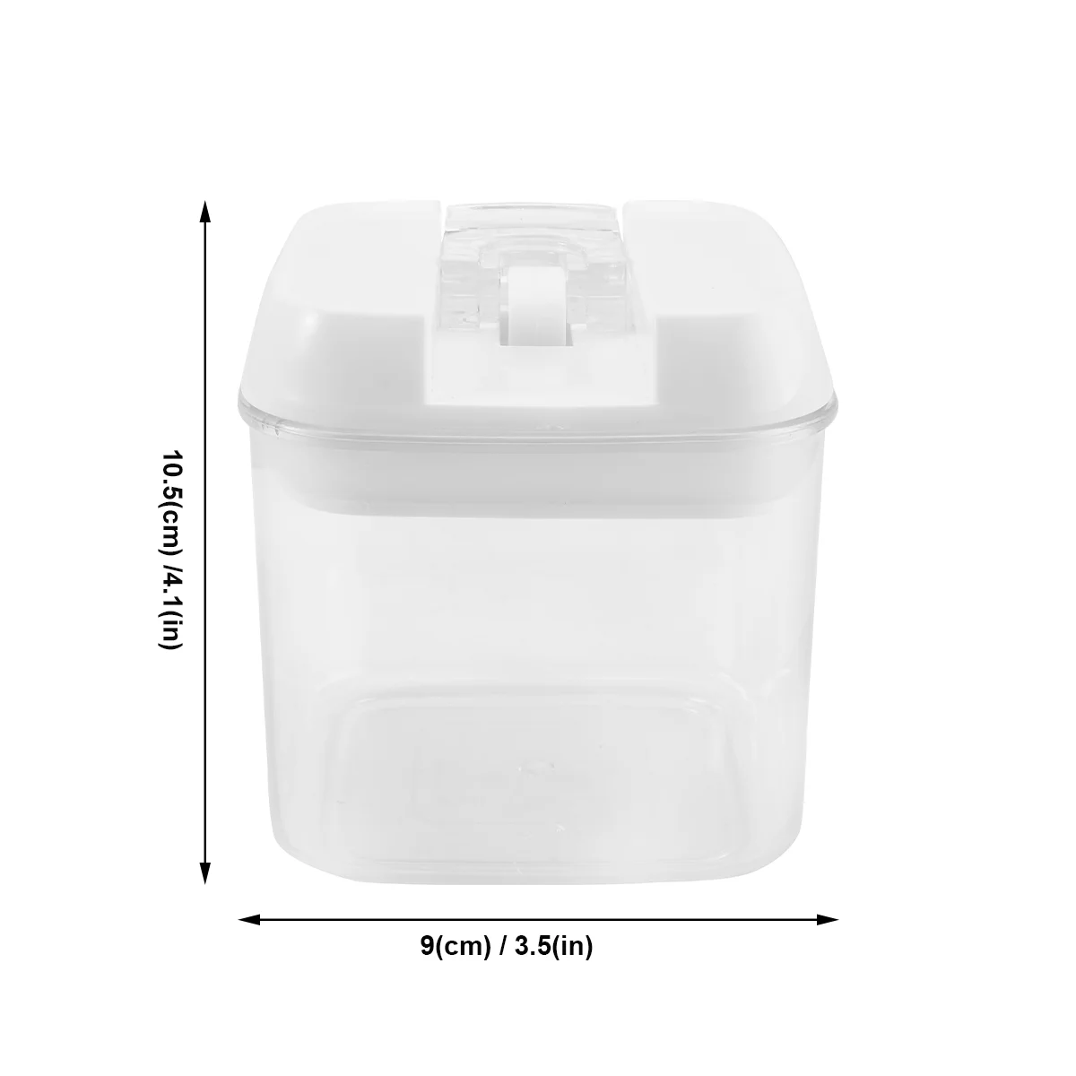 

1pc Plastic Sealed Food Storage Container Transparent Grain Tank Kitchen Organizer Cereals Holder Airtight Storage Jar Leakproof
