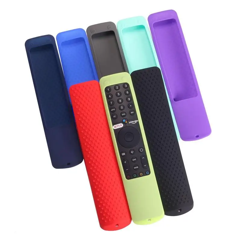 Remote Protective Covers For Xiaomi TV P1E/A2/Max 86in/P1/Q1 Remote Control Soft Silicone Remote Control Cases With Lanyard