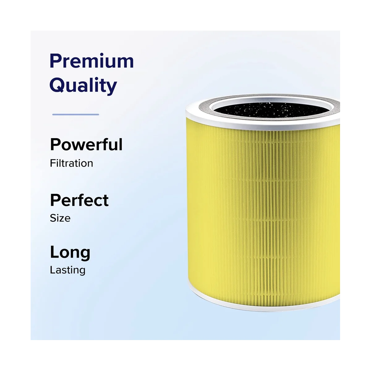 فلتر بديل A14G لأجهزة تنقية الهواء Core 400S و400S-RF، H13 True HEPA وفلتر الكربون المنشط