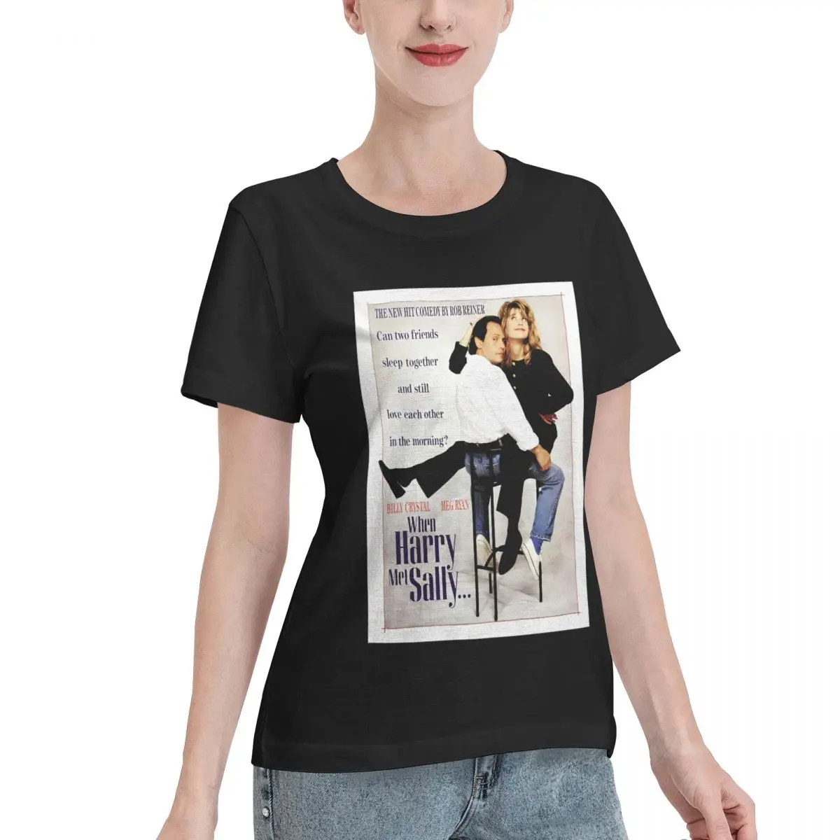 Custom Available When Harry Met Sally Women's T-shirt Modern Loungewear Top