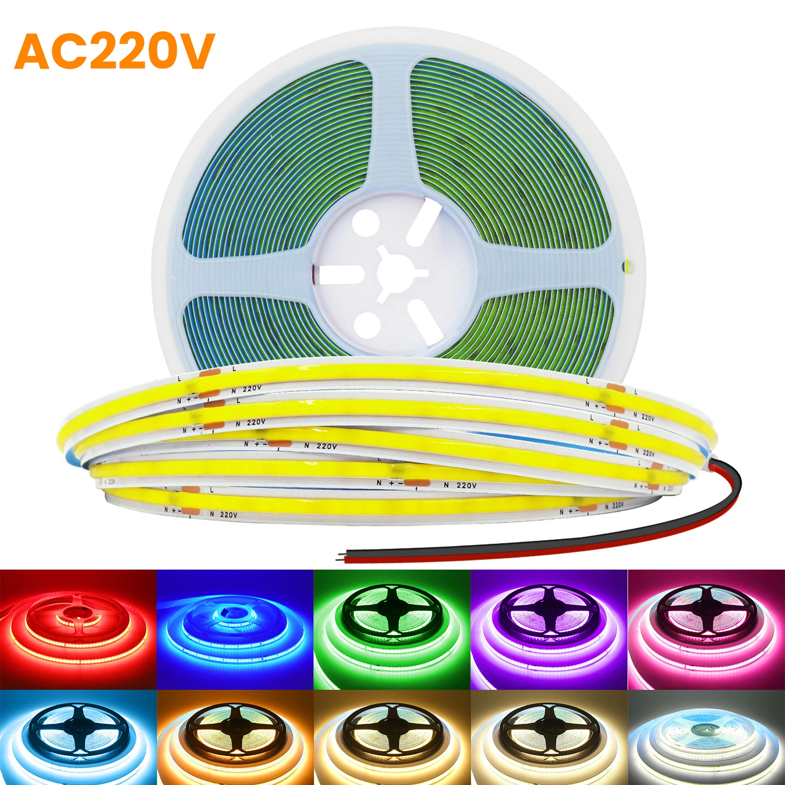 fita-de-led-cob-220v-vermelha-verde-azul-gelo-rosa-branco-quente-roxa-5m-10m-15m-20m-240-leds-fita-adesiva-flexivel-8mm-pcb-iluminacao