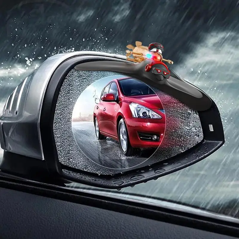 

Rearview Mirror Accessories Vehicle Lighting Rearview Mirror Decor Adhesive Waterproof Wind-Powered Car Accessories For Auto