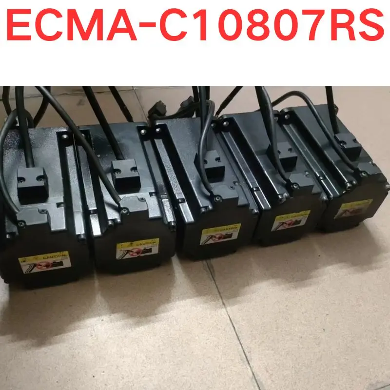 Second-hand test OK,servo motor ECMA-C10807RS image 4