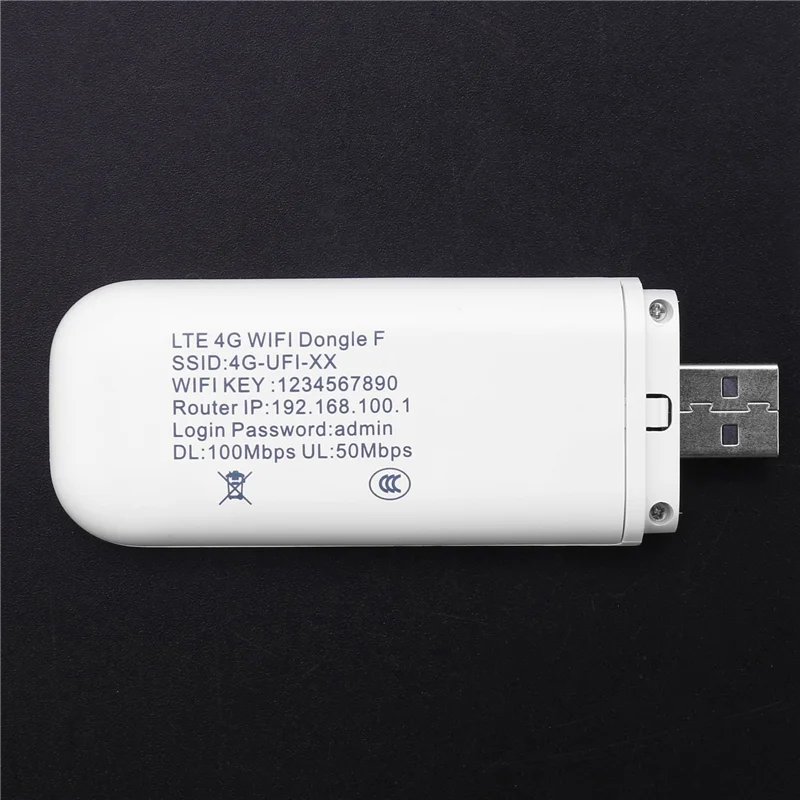 B50B-10X 4G Wifi Router USB Dongle Wireless Modem 100Mbps With SIM Card Slot Pocket Mobile Wifi For Car Wireless Hotspot