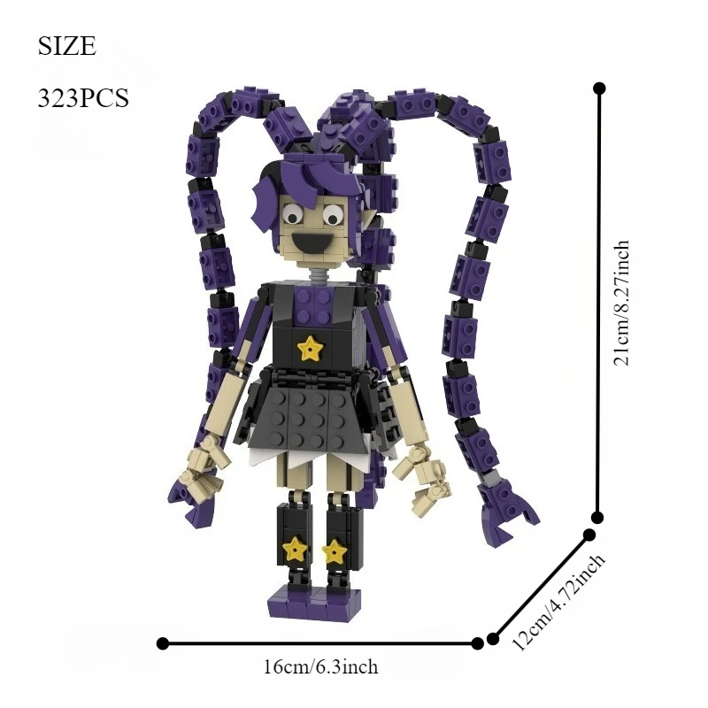 

Набор строительных блоков «Кукла-ужас» из 323 деталей, коллекционная модель для взрослых и подростков, развивающий подарок на праздник