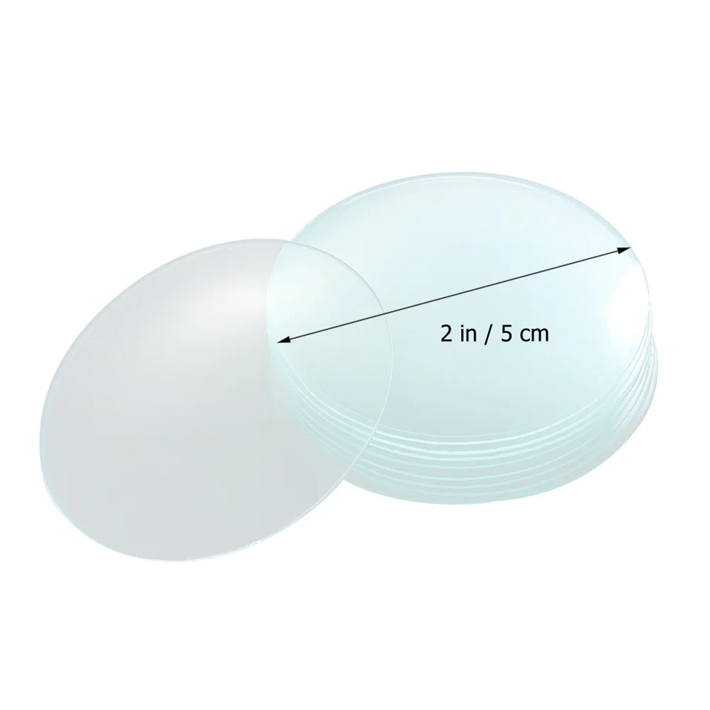 10 Pcs Glass Laboratory Equipment Equipement Covers Watch for Beaker with Lid Heat Resistant Professional