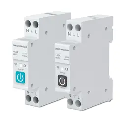 Tuya WIFI Smart Circuit Breaker 1P 10/16/25/32/40/63A DIN Rail With Metering Work With Smart Life Alexa Home Alice