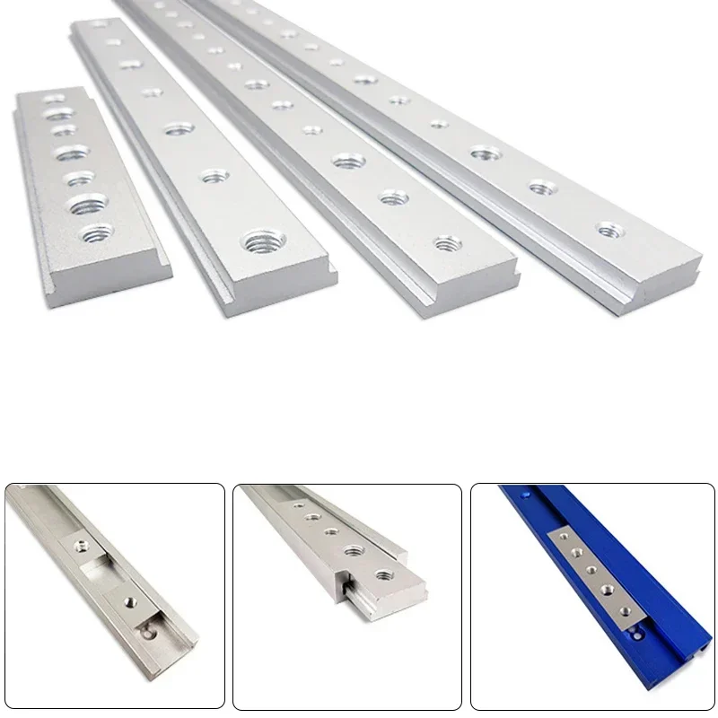 

Miter Bar Slider Table Saw Gauge Rod T Slot Miter Track M6/M8T Screw Fixture Slot Aluminum Alloy for Woodworking Router