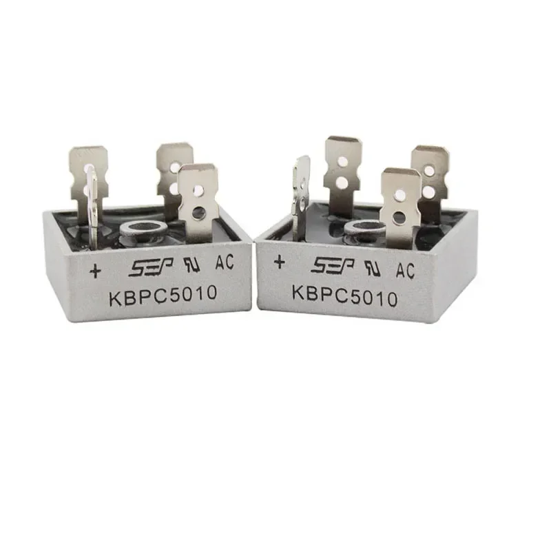 1-10pcsKBPC5010 5010 50A 1000V Phases Diode Bridge Rectifier New Original rectifier diode KBPC5010 power electronica componentes