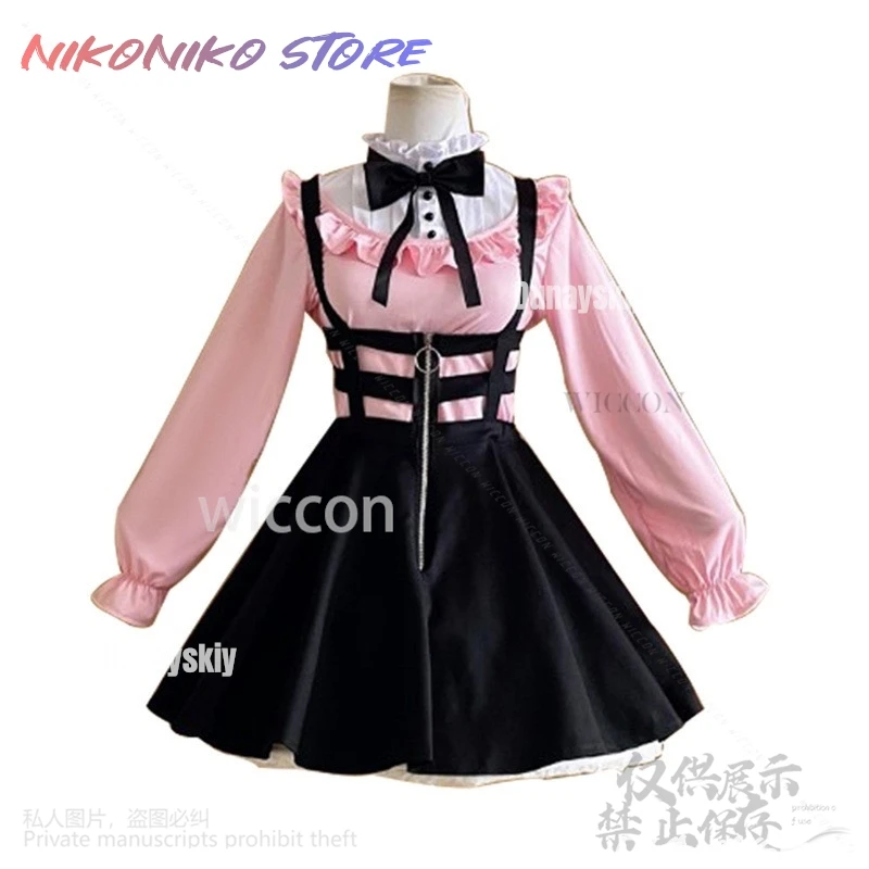 Mayuzumi Fuyuko Cosplay THE IDOLM@STER SHINY COLORS Anime Costume Japanese Sweet Jirai Kei Girls Gothic Lolita JK Shirt Dress