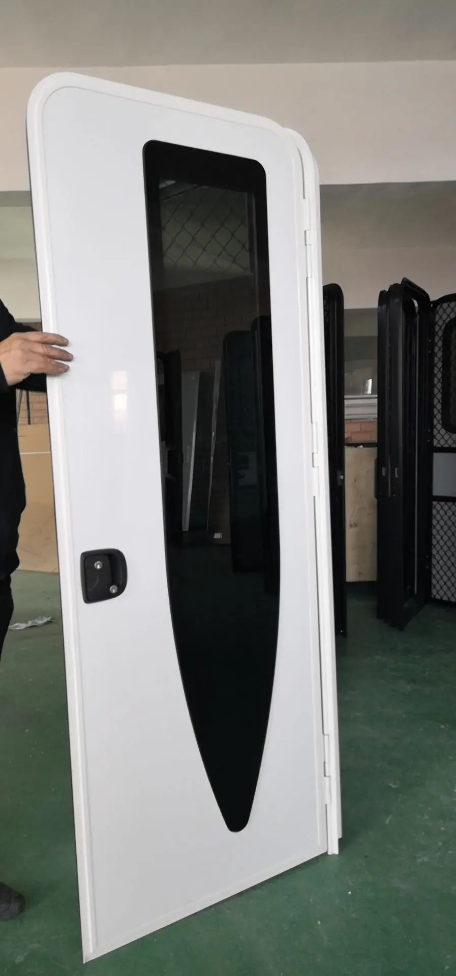 Pintu Masuk RV Desain Terbaru, Pintu Masuk RV Persegi, Pintu RV Murah, Pintu Karavan Camper Teardrop Trailer