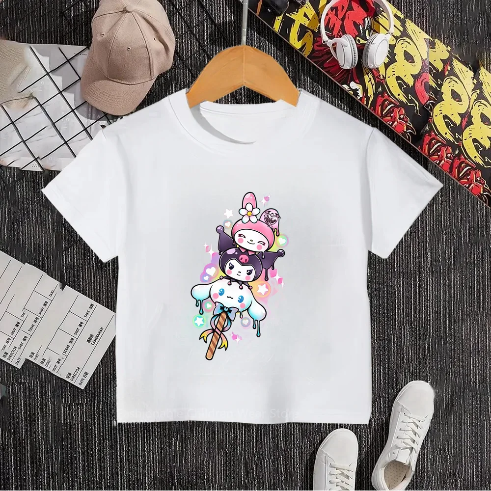 Korean-styled Summer Fashion for Kiddos - Cinnamoroll\'s Tees - Super Elastic Kawaii Tops for Both Boyish and Girlish Styles